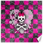 Princess Skull Heart Canvas 20  x 20  (Unframed) 19 x19.27  Canvas - 1