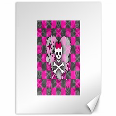 Princess Skull Heart Canvas 36  X 48  (unframed)