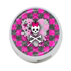 Princess Skull Heart 4-port Usb Hub (two Sides) by ArtistRoseanneJones