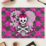 Princess Skull Heart Cosmetic Bag (XXXL) Front