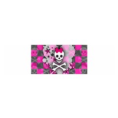 Princess Skull Heart Satin Scarf (oblong) by ArtistRoseanneJones