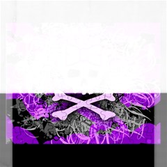 Purple Girly Skull Jigsaw Puzzle (rectangle)