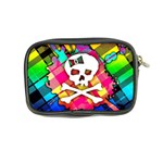 Rainbow Plaid Skull Coin Purse Back