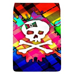 Rainbow Plaid Skull Removable Flap Cover (s)