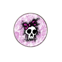 Sketched Skull Princess Golf Ball Marker 10 Pack (for Hat Clip)