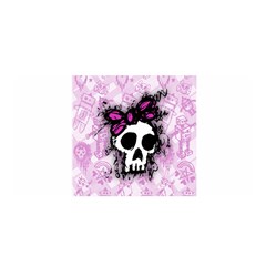 Sketched Skull Princess Satin Wrap by ArtistRoseanneJones