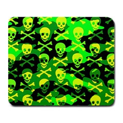 Skull Camouflage Large Mouse Pad (rectangle) by ArtistRoseanneJones