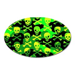 Skull Camouflage Magnet (oval)