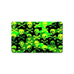 Skull Camouflage Magnet (name Card)