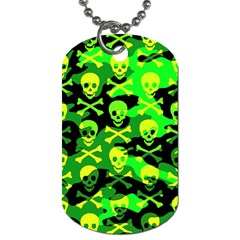 Skull Camouflage Dog Tag (one Sided) by ArtistRoseanneJones