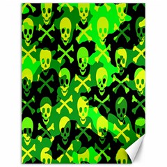 Skull Camouflage Canvas 12  X 16  (unframed)