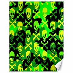 Skull Camouflage Canvas 18  X 24  (unframed)