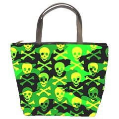 Skull Camouflage Bucket Handbag