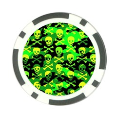 Skull Camouflage Poker Chip (10 Pack)