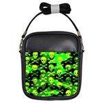 Skull Camouflage Girl s Sling Bag Front