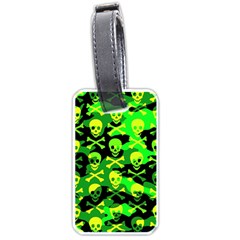 Skull Camouflage Luggage Tag (one Side) by ArtistRoseanneJones