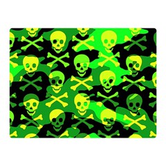 Skull Camouflage Double Sided Flano Blanket (mini) by ArtistRoseanneJones