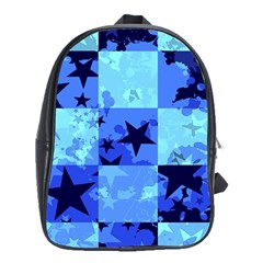 Blue Star Checkers School Bag (xl)