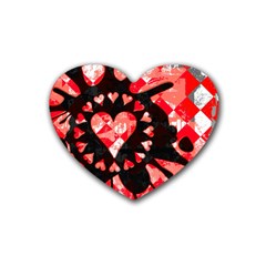 Love Heart Splatter Drink Coasters (heart)