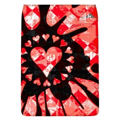 Love Heart Splatter Removable Flap Cover (l)