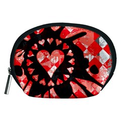 Love Heart Splatter Accessory Pouch (medium)