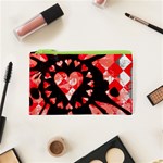 Love Heart Splatter Cosmetic Bag (XS) Front