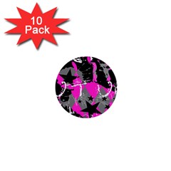 Pink Scene kid 1  Mini Button (10 pack)