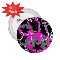 Pink Scene kid 2.25  Button (100 pack)