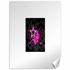 Pink Star Graphic Canvas 36  X 48  (unframed) by ArtistRoseanneJones