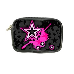 Pink Star Graphic Coin Purse