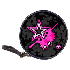 Pink Star Graphic Cd Wallet