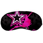 Pink Star Graphic Sleeping Mask Front