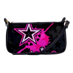 Pink Star Graphic Evening Bag