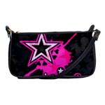 Pink Star Graphic Evening Bag Front