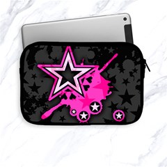 Pink Star Graphic Apple Ipad Mini Zippered Sleeve by ArtistRoseanneJones