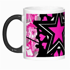 Pink Star Splatter Morph Mug