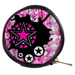 Pink Star Splatter Mini Makeup Case