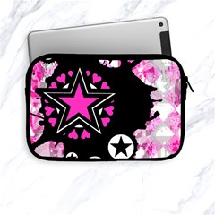 Pink Star Splatter Apple Ipad Mini Zippered Sleeve