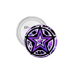 Purple Star 1 75  Button by ArtistRoseanneJones