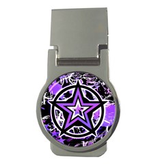 Purple Star Money Clip (round)