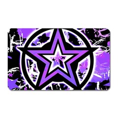 Purple Star Magnet (rectangular)