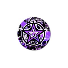 Purple Star Golf Ball Marker 4 Pack by ArtistRoseanneJones