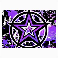 Purple Star Glasses Cloth (large) by ArtistRoseanneJones