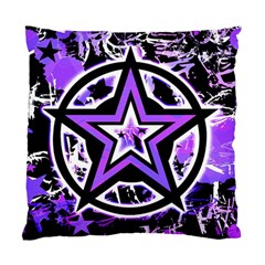 Purple Star Cushion Case (single Sided) 