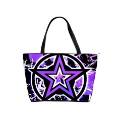 Purple Star Large Shoulder Bag