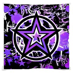 Purple Star Large Cushion Case (single Sided) 