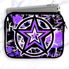 Purple Star Apple Ipad Zippered Sleeve