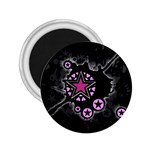 Pink Star Explosion 2.25  Button Magnet Front