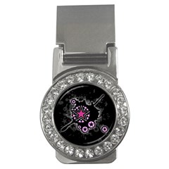 Pink Star Explosion Money Clip (cz)