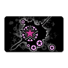 Pink Star Explosion Magnet (rectangular) by ArtistRoseanneJones